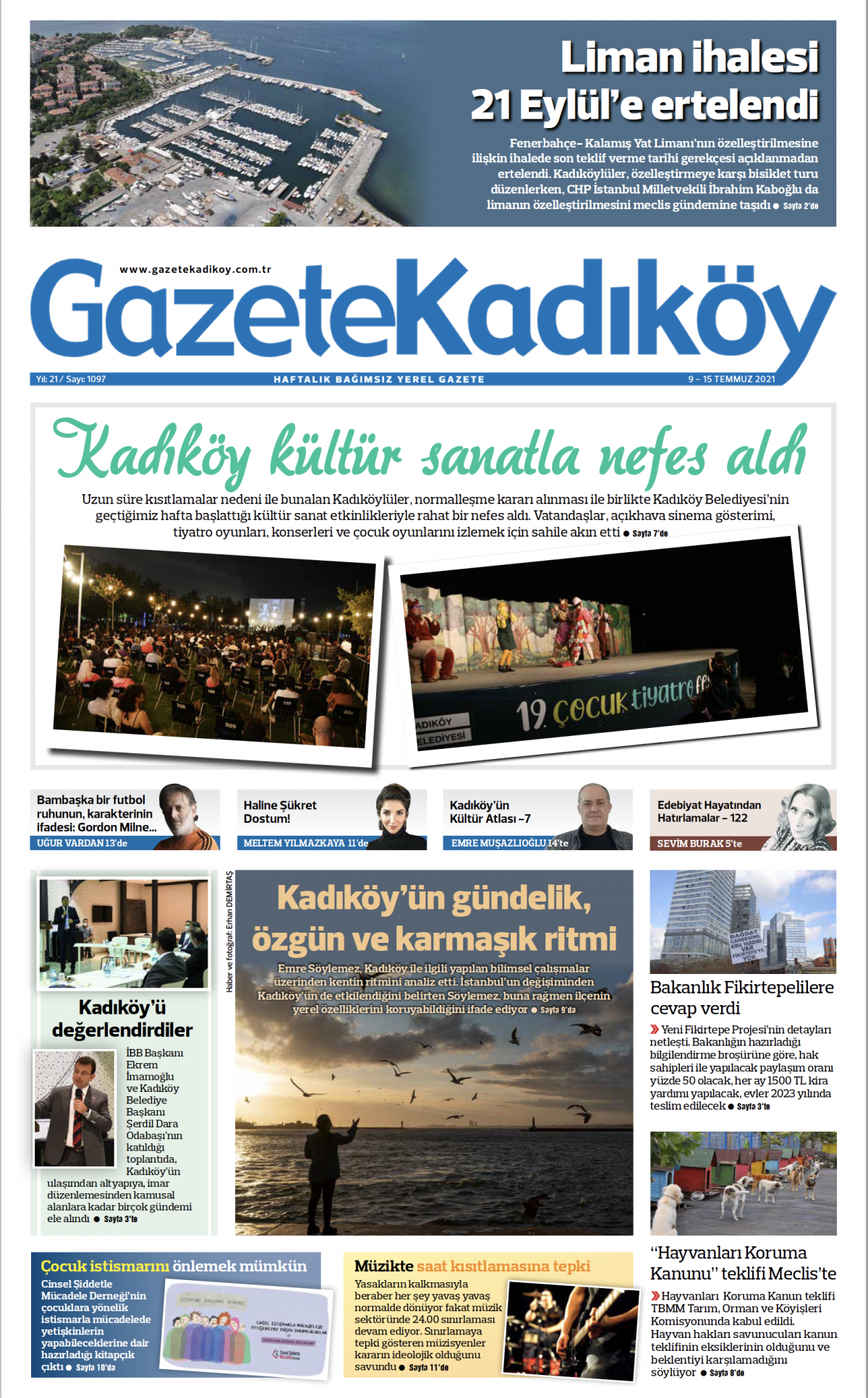 Gazete Kadıköy - 1097.Sayı